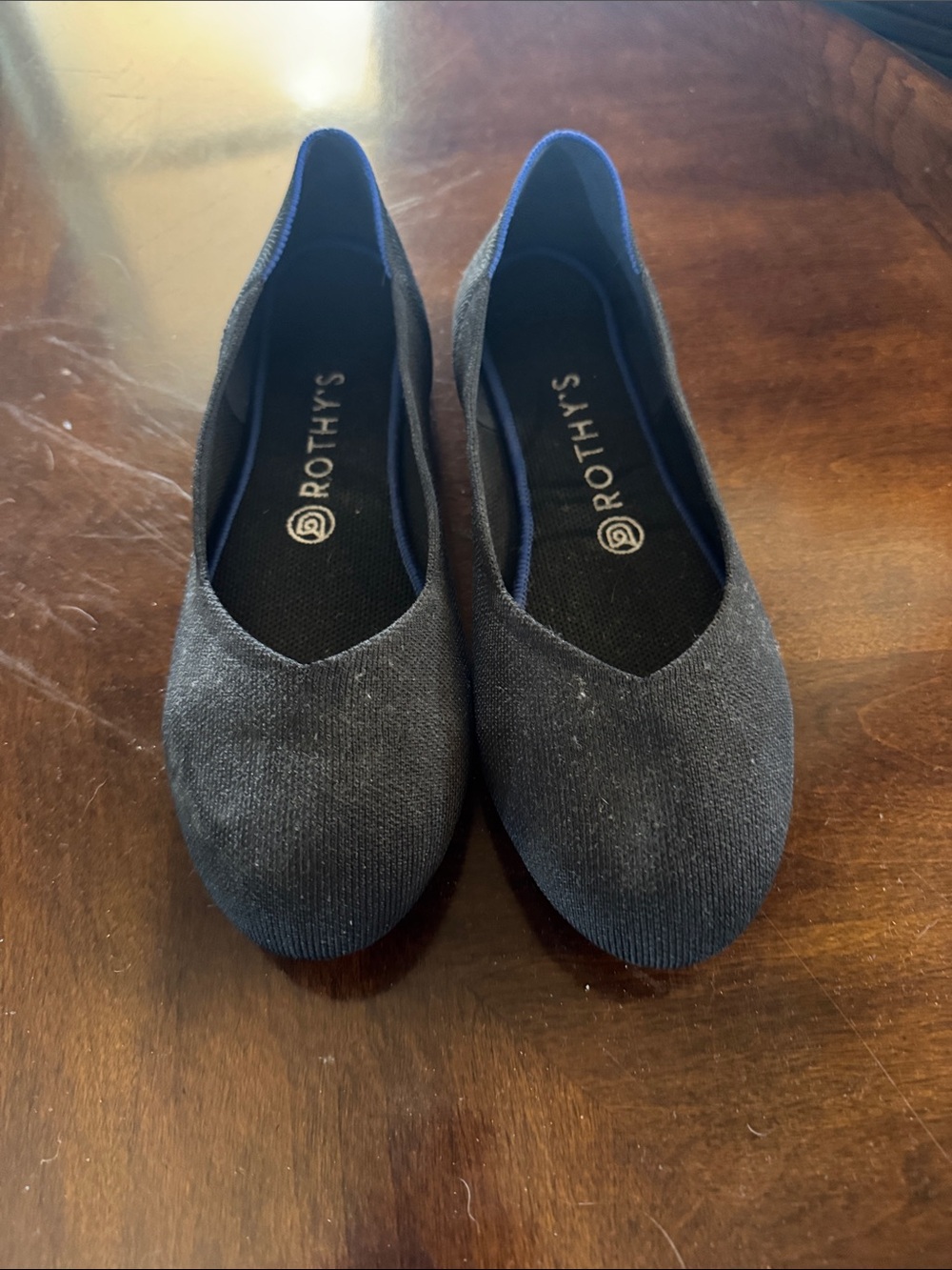 Rothy's Black Knit Women's Ballet Flats